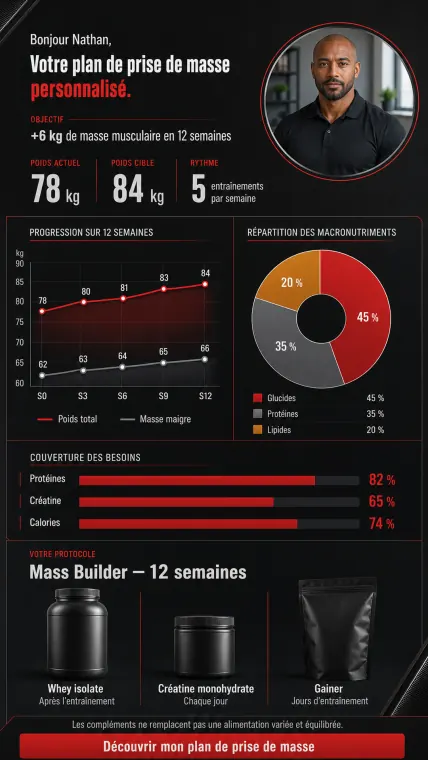 Video funnel template — men's bodybuilding supplements